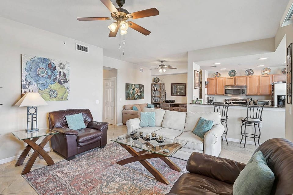 Relax and unwind in this beautifully decorated living space