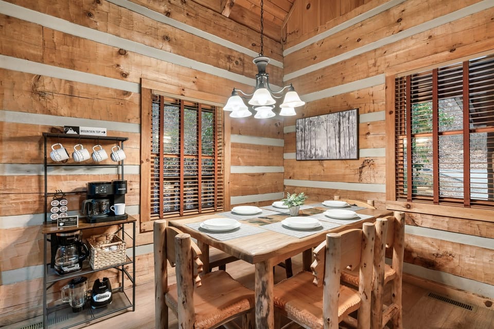 Dining Table for 6 Guests in Each Cabin