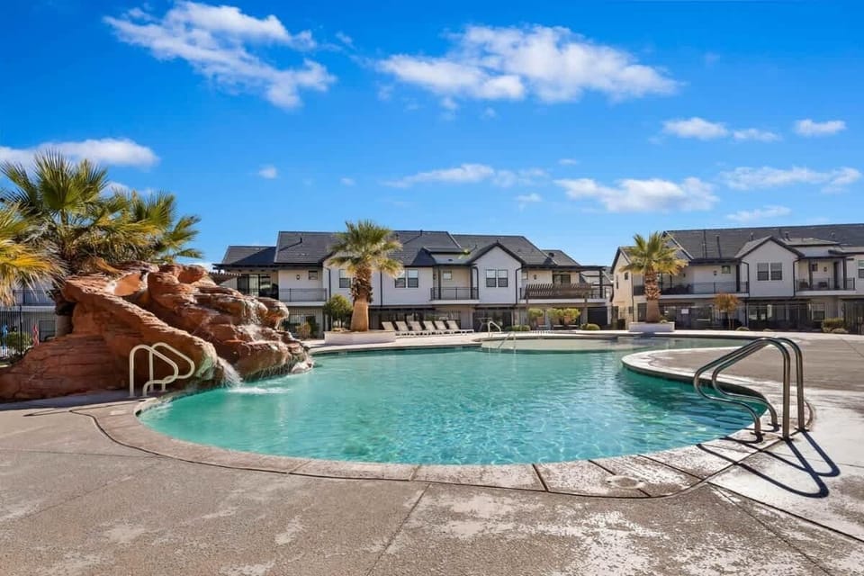 Community pool area