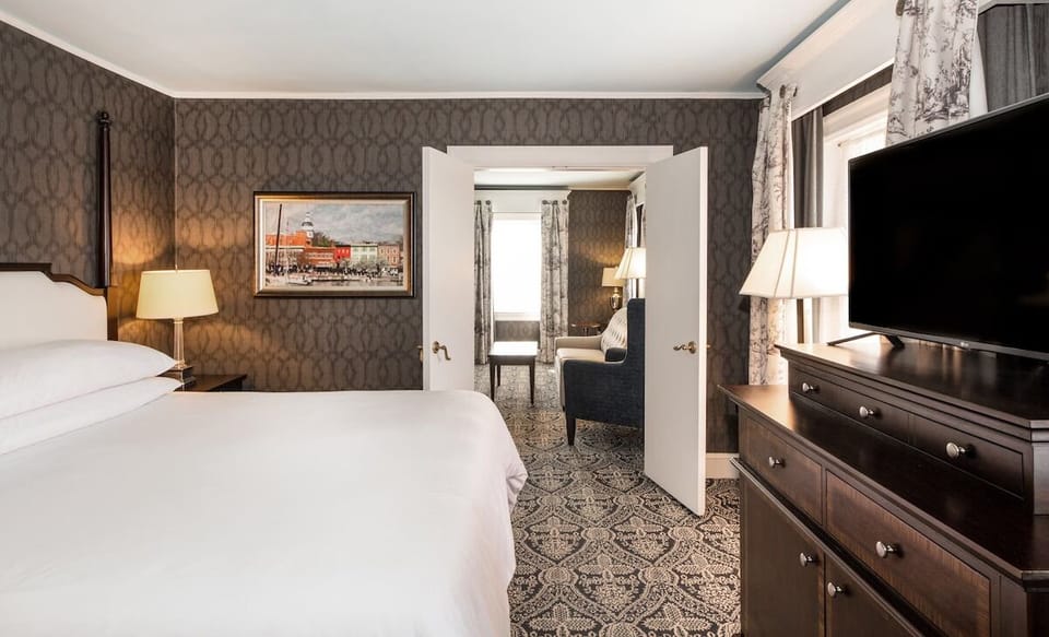 Bedroom. Interior and views may vary based on location and availability