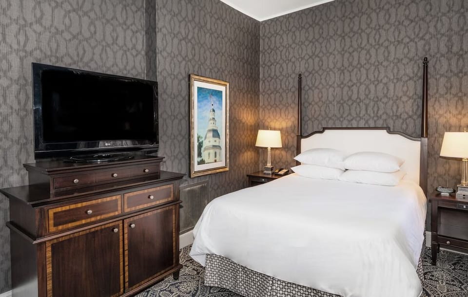 Bedroom. Interior and views may vary based on location and availability