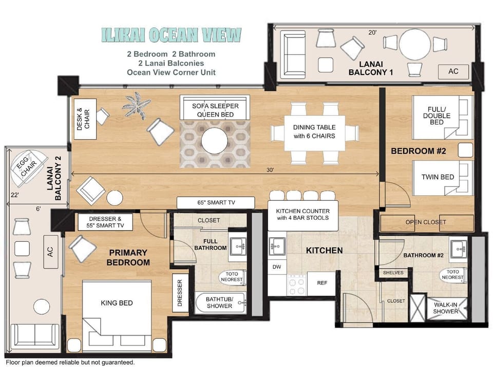 First unit floor plan
