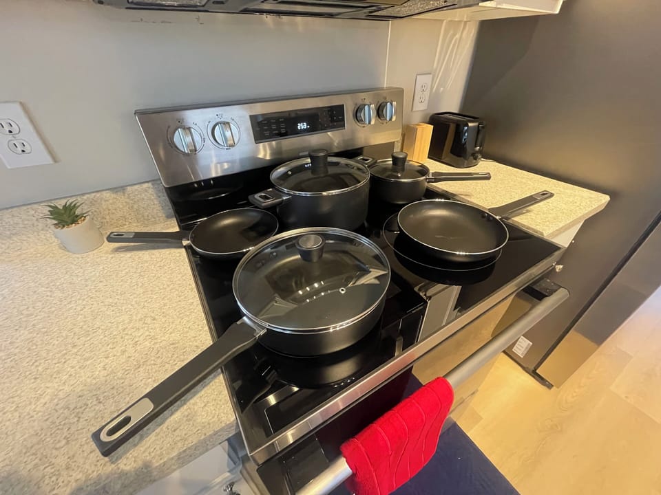 Pots, Pans, and Toaster