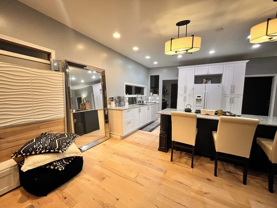 Kitchen with walk-in pantry, fully stocked with everything you need