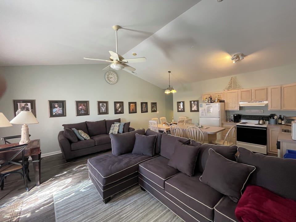 Living room with pull out sofa