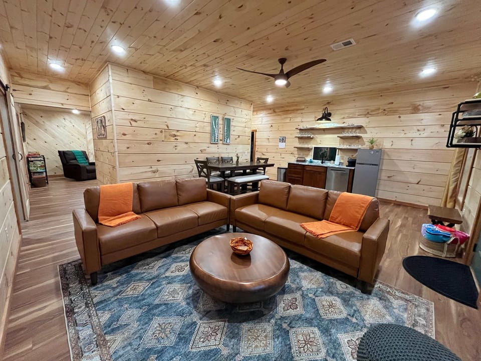 Living area in basement
