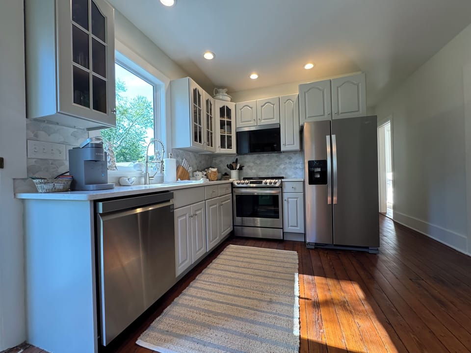 Fully equipped kitchen - main house