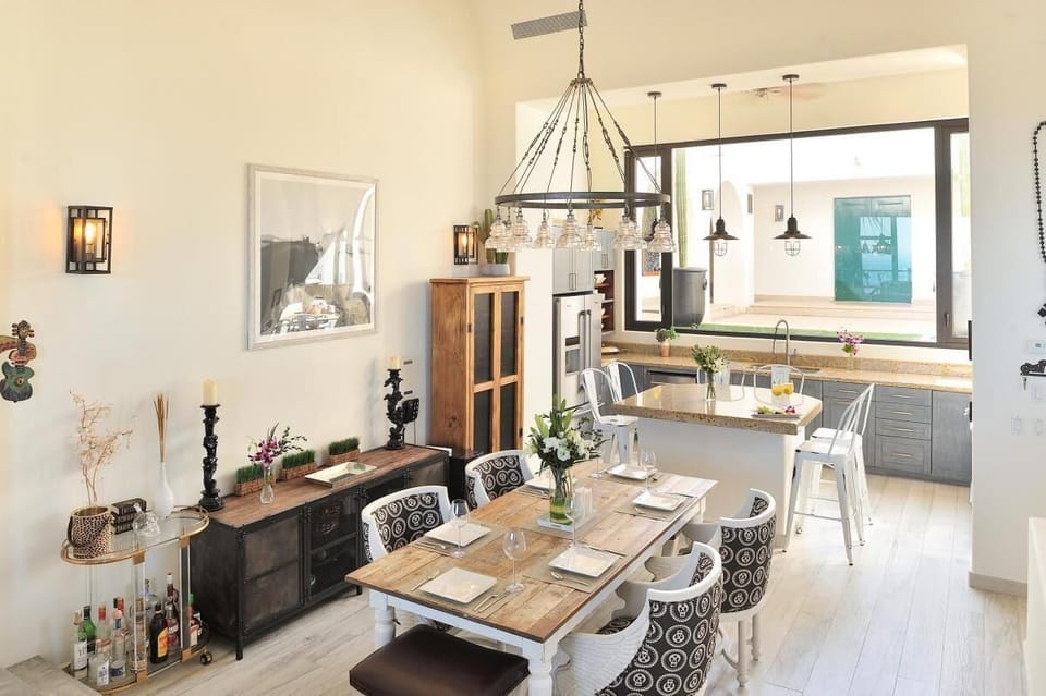 Comfortable seating area for hosting family or friends