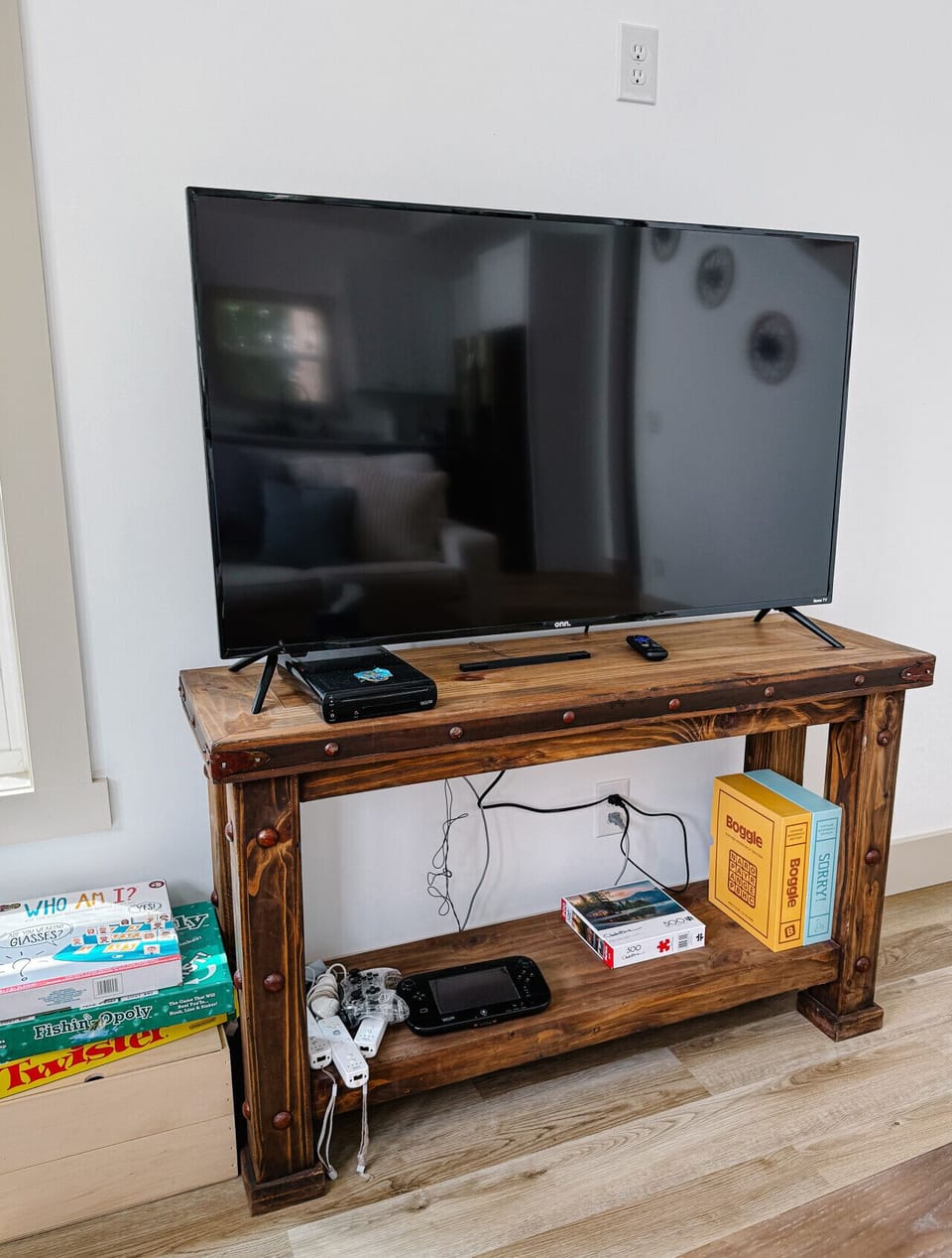 Game console and board games