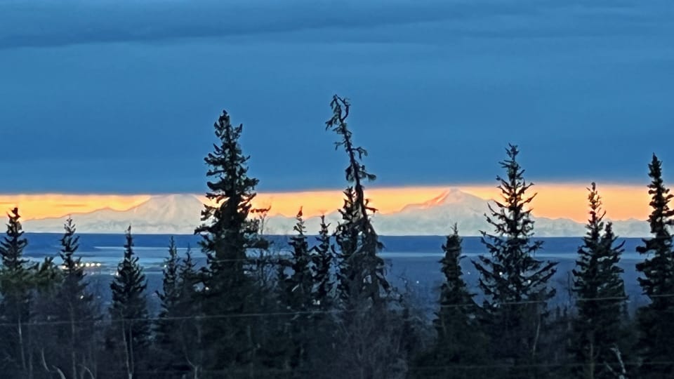 Views of Foraker and Mount Denali (McKinley)