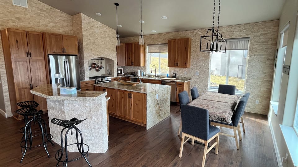 Tuscan fully equipped kitchen