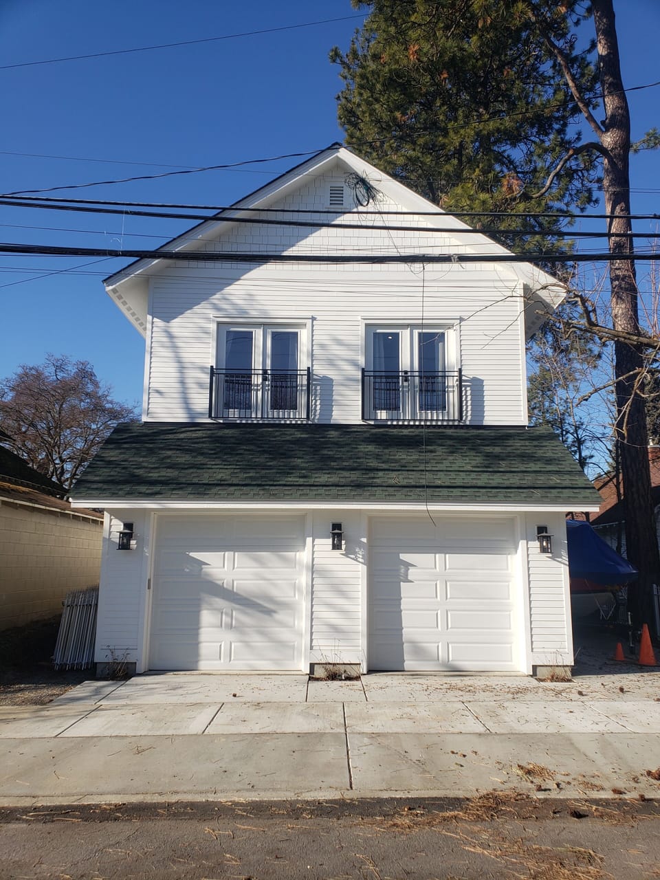 Rear Garages enter off of First Street