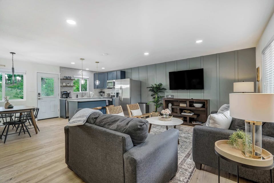 As you enter, be greeted by tasteful design and decor which is carried throughout!