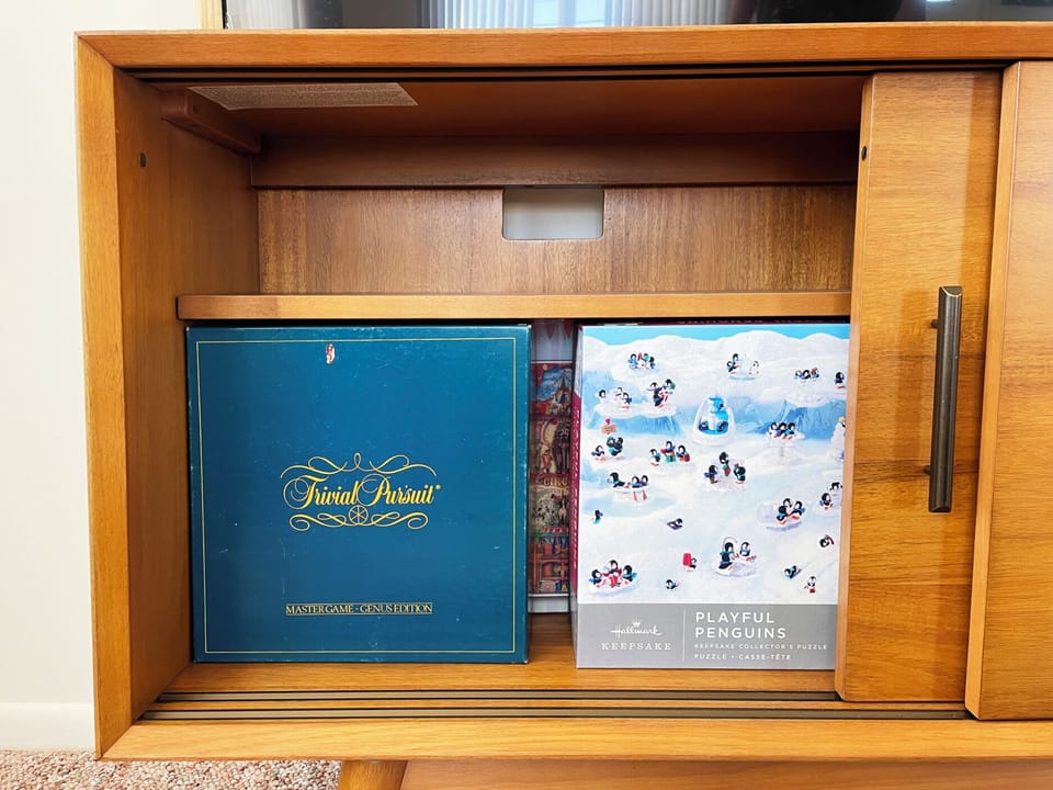 Games, puzzles and cards for rainy days