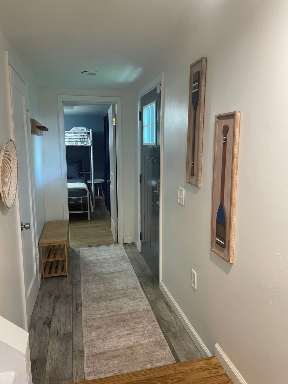 Downstairs hallway