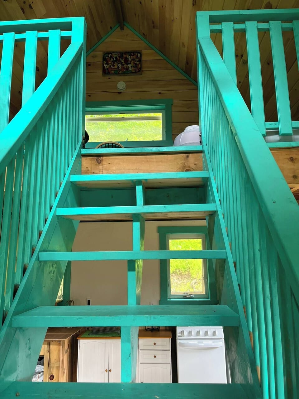 Stairs to loft