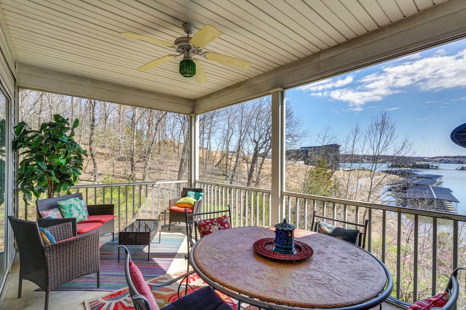 Lake Ozark Vacation Rental | 2BR | 2BA | 1,259 Sq Ft | Stairs Required