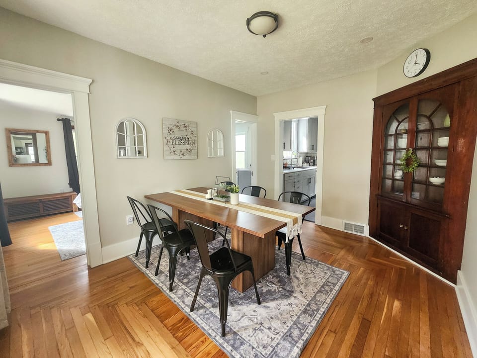 Living Room with Easy Access to Bed & Bath