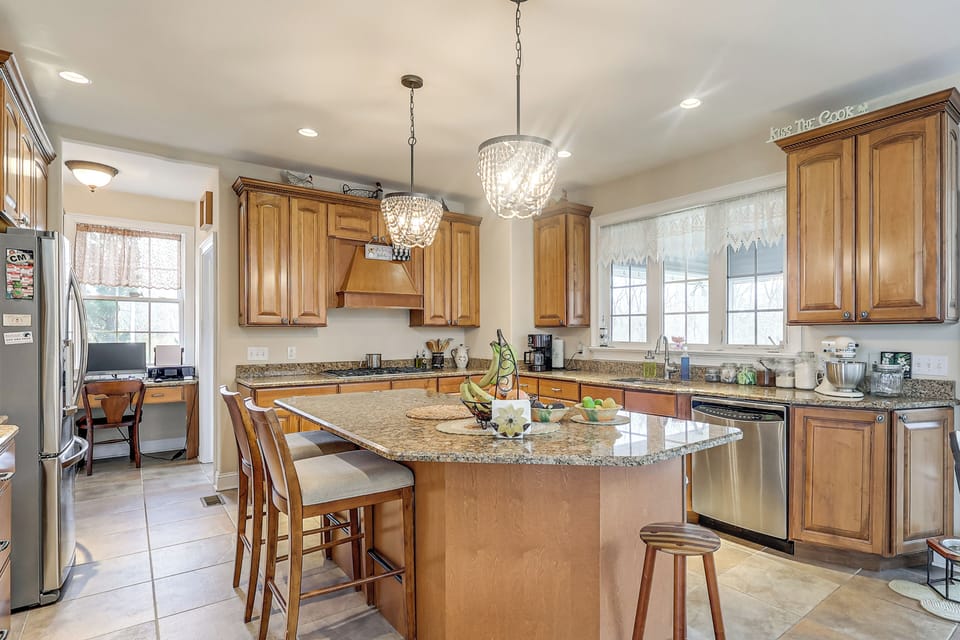 Property Interior | 2-Story Home | Free WiFi | Central A/C & Heating