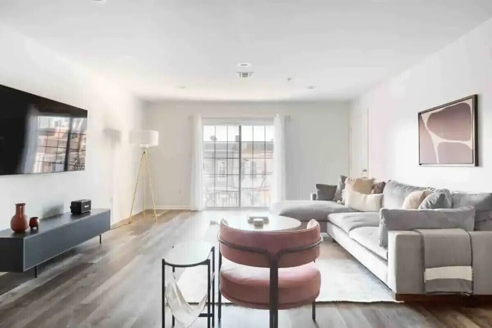 Stylish living area with cozy decor