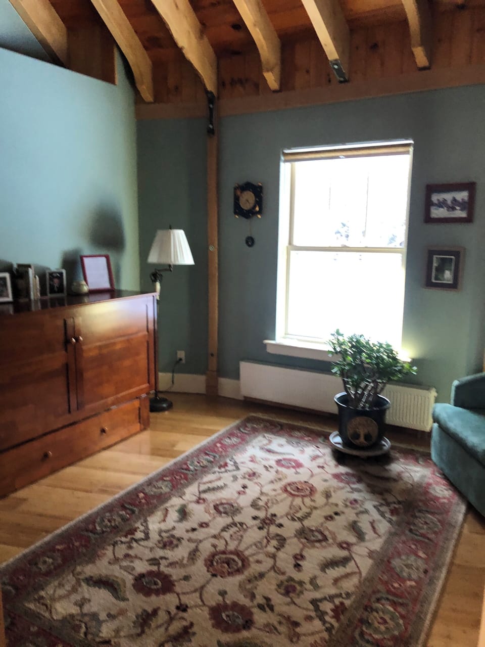 Murphy bed in closed position.