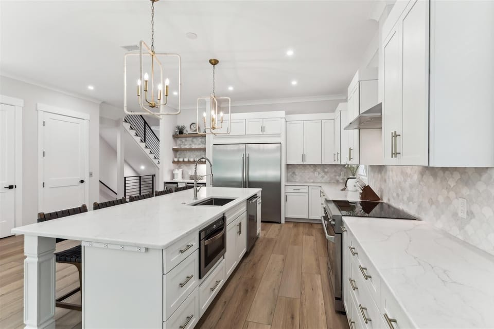 Gourmet Kitchen with Stainless Steel Appliances at 130 Shell Midden