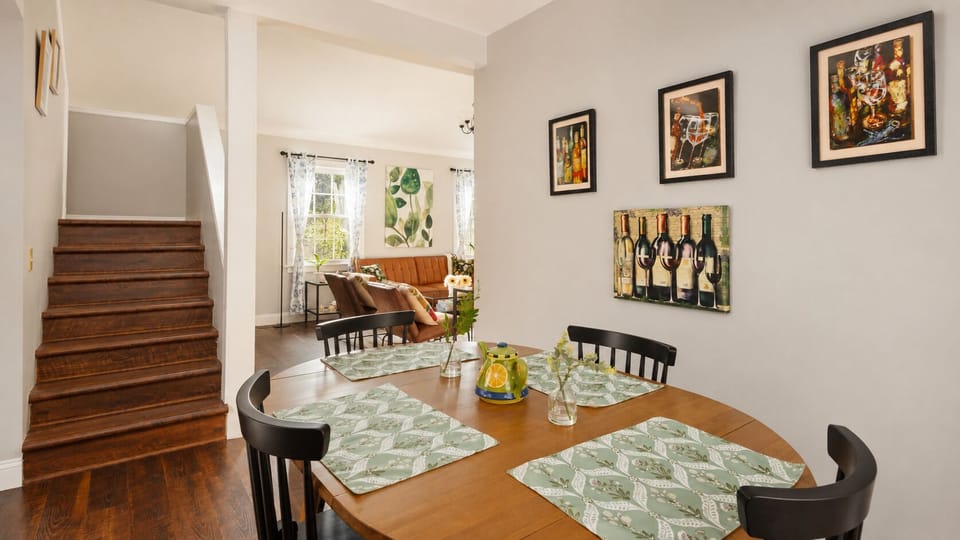 Gather around the table for meals after a day on the trails.