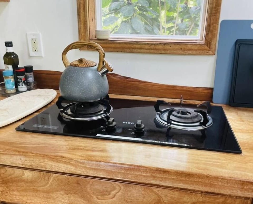 Two burner cooktop.