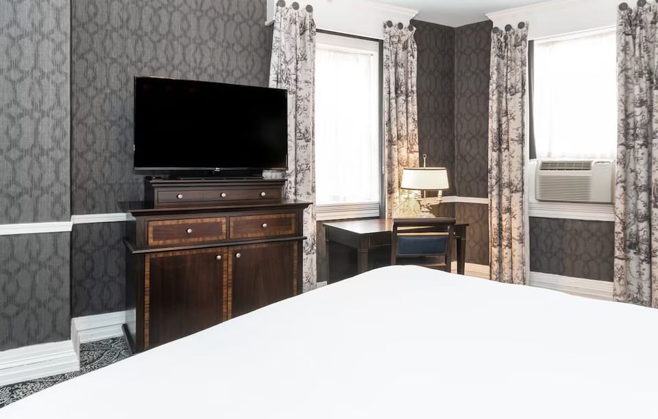 Bedroom. Interior and views may vary based on location and availability