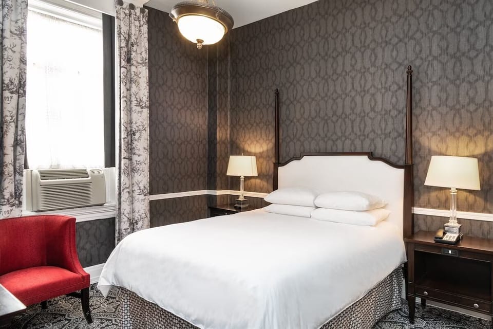 Bedroom. Interior and views may vary based on location and availability
