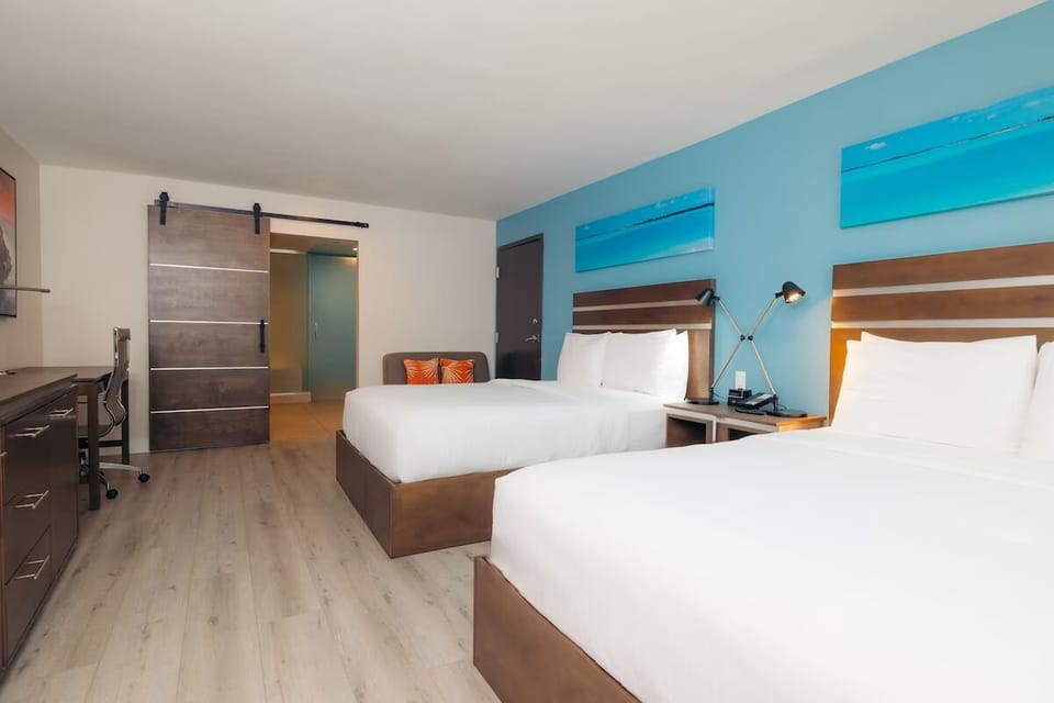 Sink into plush beds and drift off in total comfort.