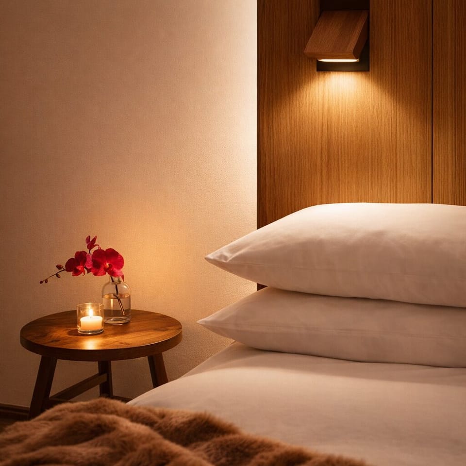 Bedroom. Interior and views may vary based on location and availability.
