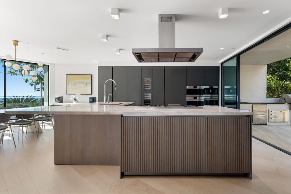 Modern Kitchen with Ocean View