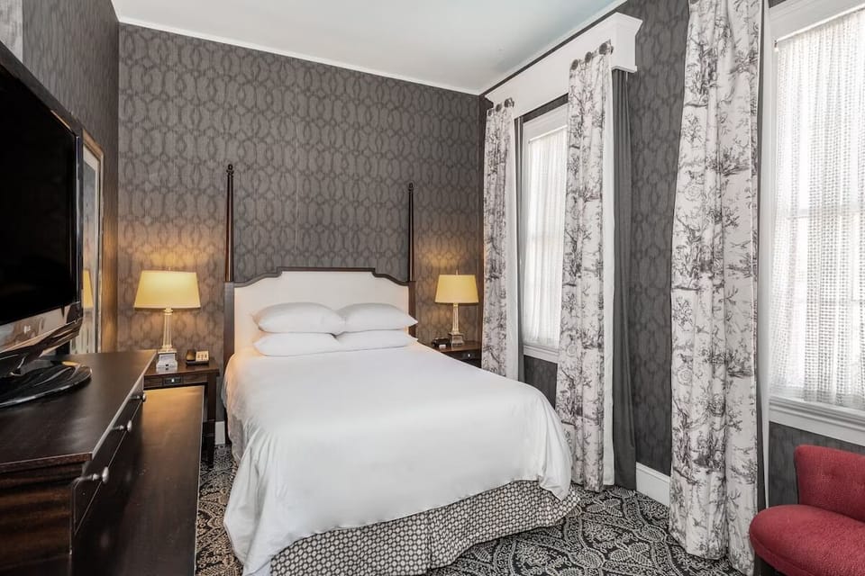 Bedroom. Interior and views may vary based on location and availability
