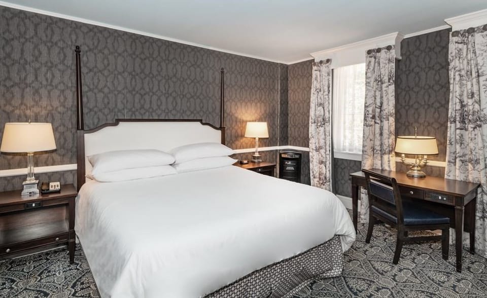 Bedroom. Interior and views may vary based on location and availability