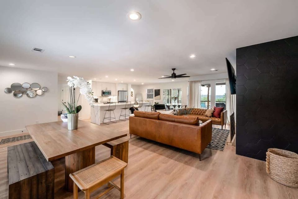 An inviting living room framed with plush seating and elevated style.