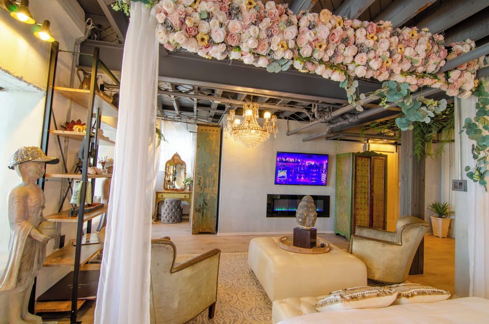 Floral-themed decor for a fresh feel