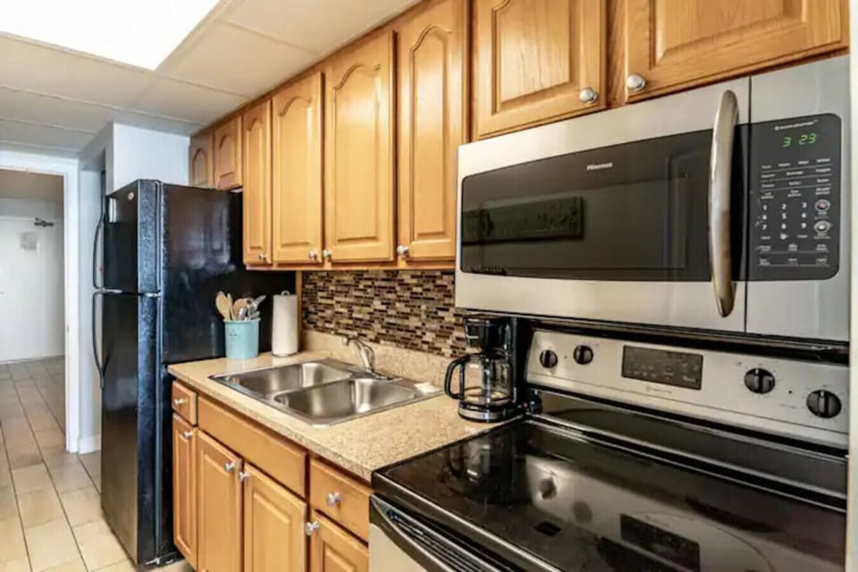 Full Kitchen with All major appliances, cookware, dinnerware, silverware, and Drip Coffee Maker