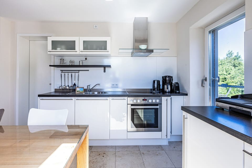 Modern kitchen with appliances and window