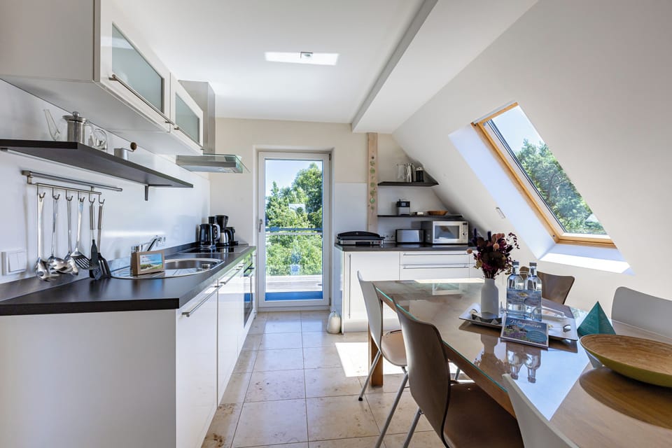 Modern Kitchen with Dining Area