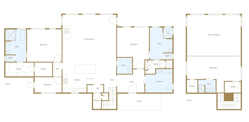 Here is the floor plan of our home.