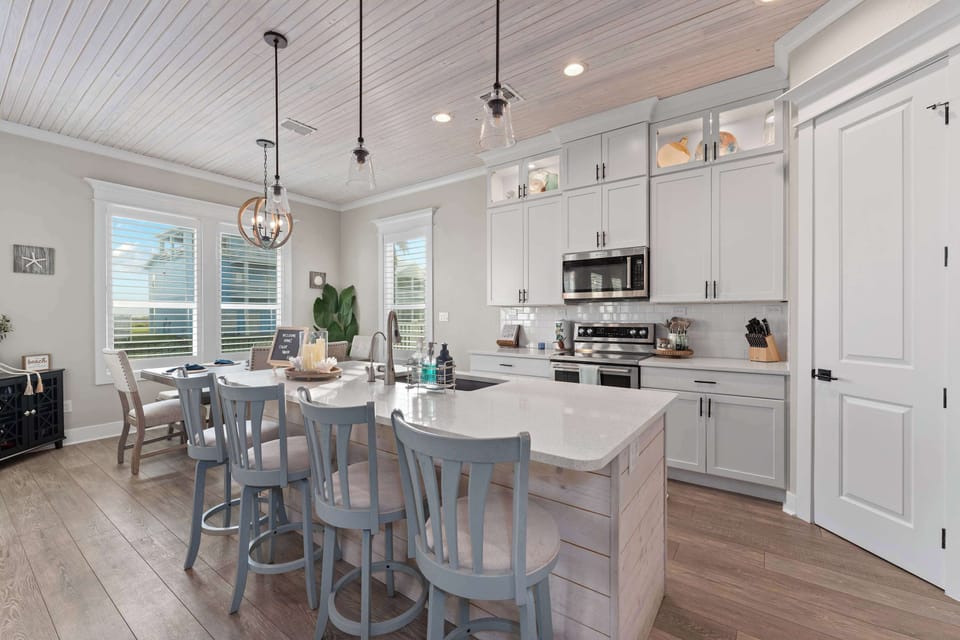 Spacious kitchen designed for easy meals and great conversation.