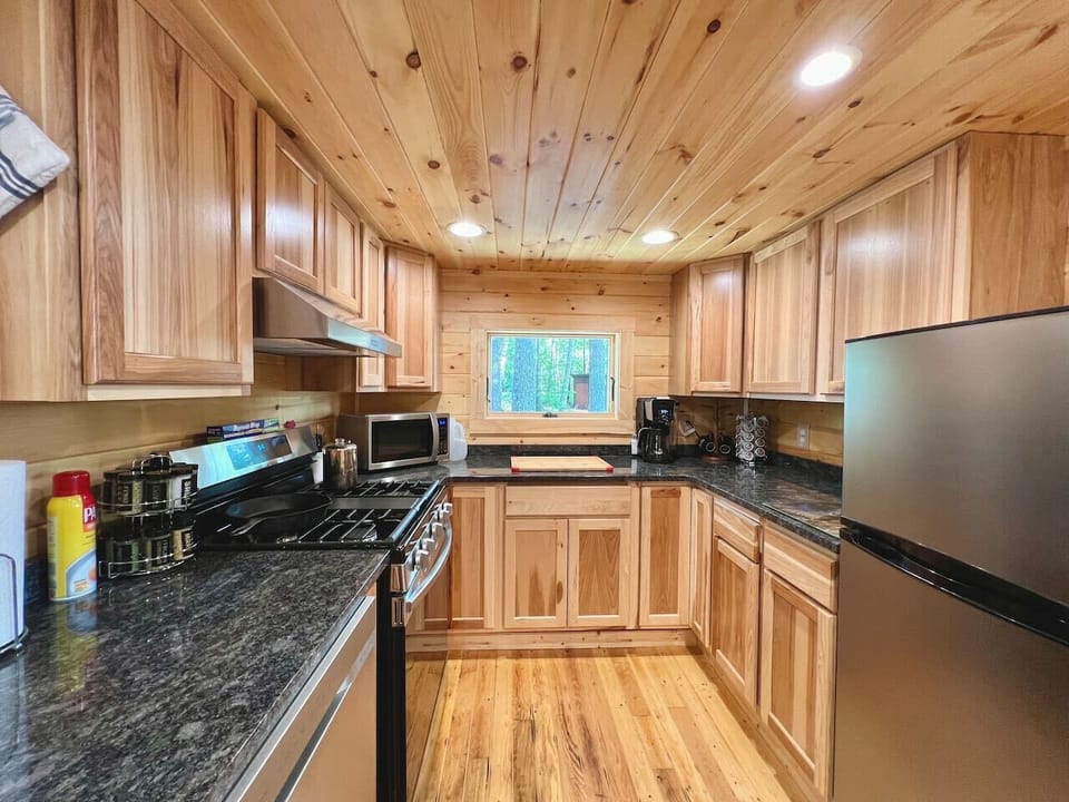 Fully stocked kitchen
