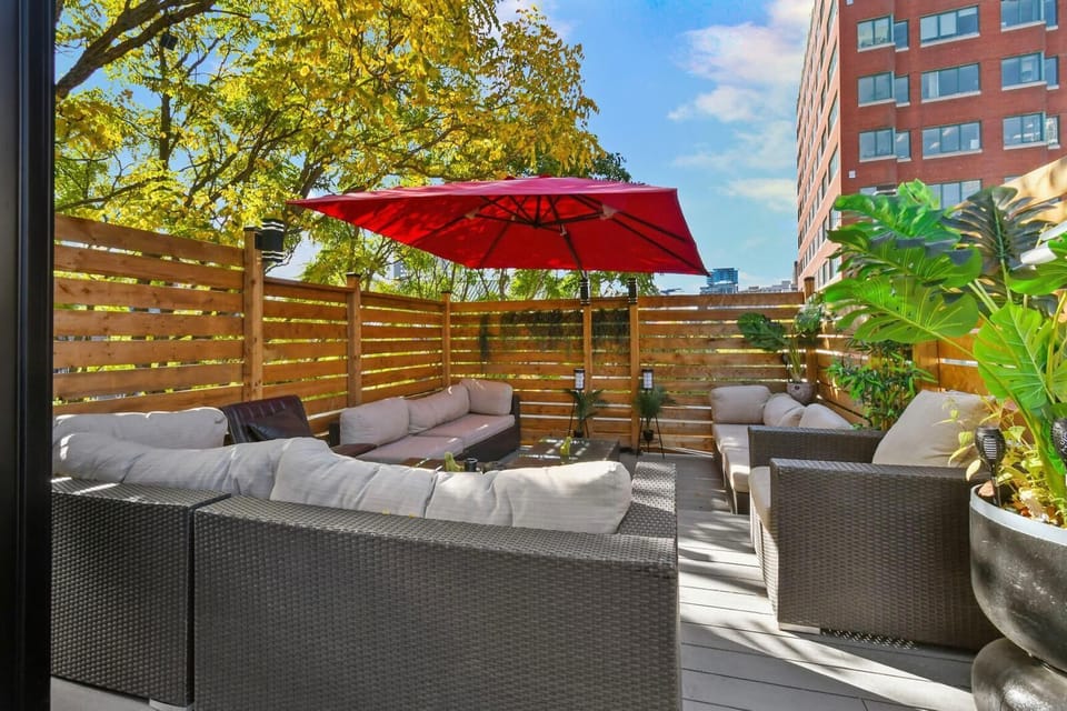 terrace sitting area