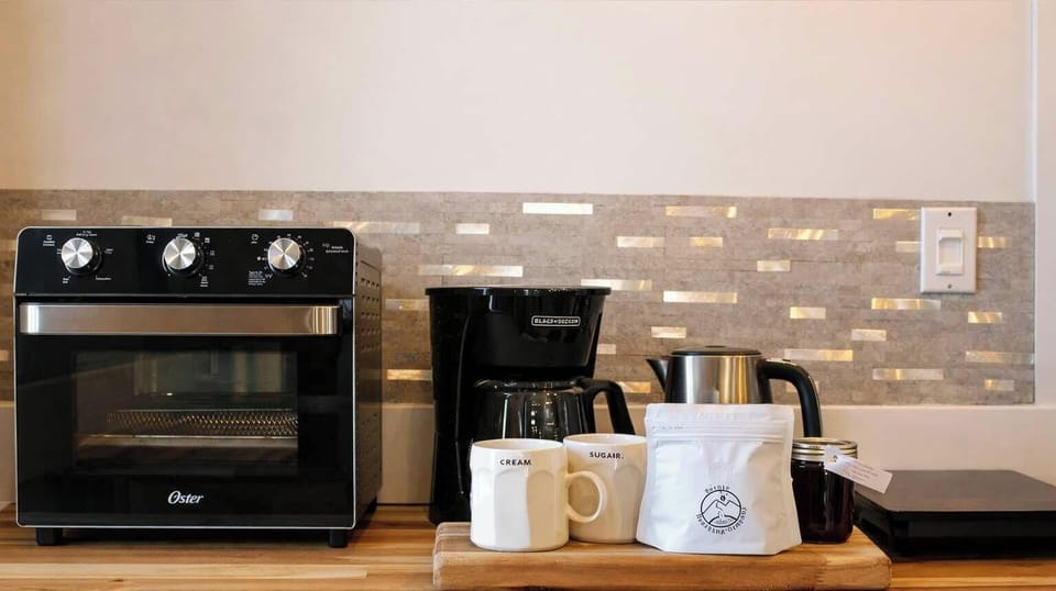 Our spaces feature freshly roasted coffee from The Fernie Roasting Company — a proud local partner bringing authentic mountain flavor to every stay.
