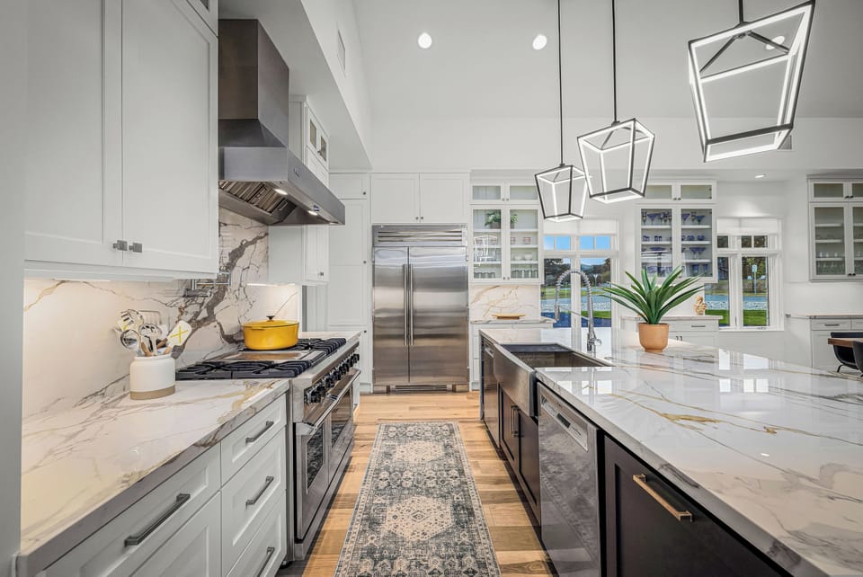 Chef's Kitchen fully stocked with Cookware, serving trays, & Utensils
