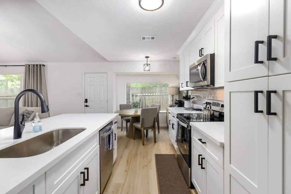 View from Main Hallway to Kitchen