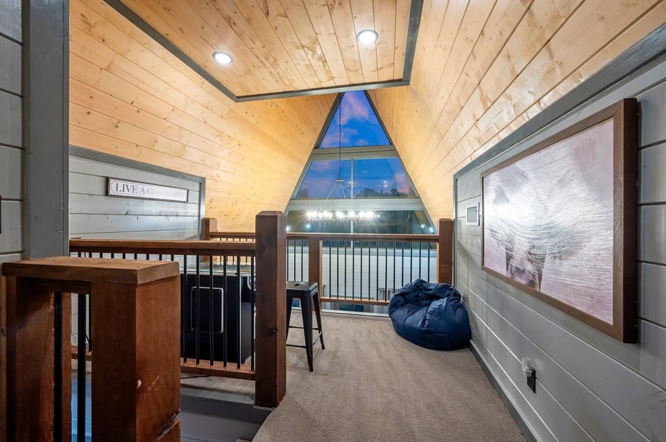 Quiet Haven: Find peace and relaxation in our upstairs area.