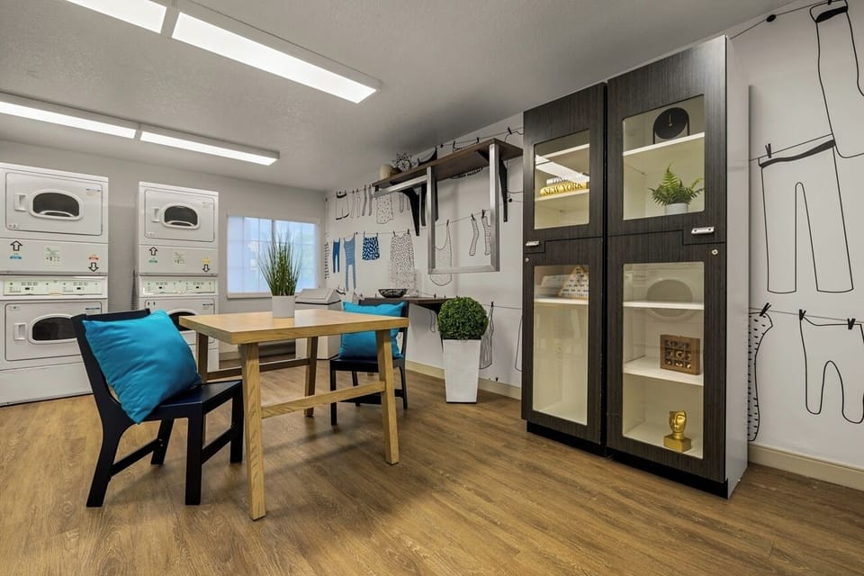 Enjoy effortless stays with bright, convenient on-site laundry space.