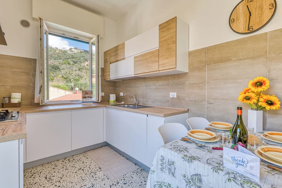 Kitchen and dining area